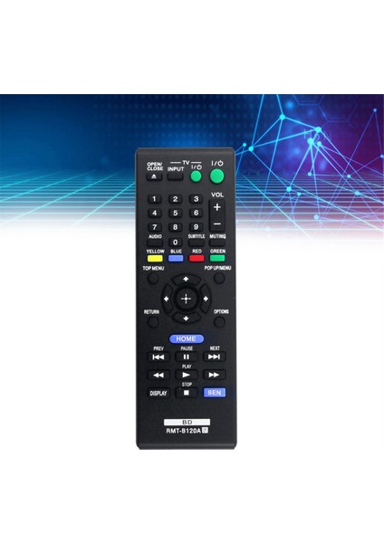 RMT-B120A Sony 3D Blu-Ray Disk DVD Oynatıcı Için Uzaktan Kumandayı Değiştirin BDP-S5100 BDP-S1100 BDP-S3100 BDP-S190 BDP-S590 (Yurt Dışından)