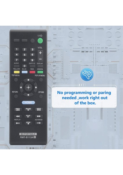 RMT-B113A Sony Blu-Ray DVD Oynatıcı Için Uzaktan Kumandayı Değiştirin Bdp-Sx1 BDP-SX910 BDP-SX1000 Bdpsx1 BDPSX910 BDPSX1000 (Yurt Dışından) fırsatları