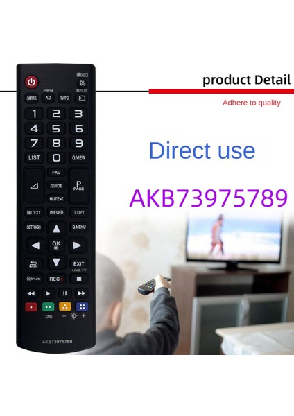 Yedek Akıllı Kablosuz Uzaktan Kumanda Televizyon Uzaktan Kumandası Lg AKB73975789 LED LCD Tv Uzaktan Kumanda (Yurt Dışından)