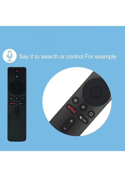 Xiaomi Mi Box S XMRM-006 Denetleyici Için Yedek Sesli Uzaktan Kumanda (Yurt Dışından)