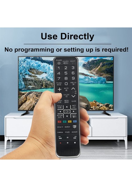 AA59-00543A Uzaktan Kumandayı Değiştirin Samsung LED LCD Plazma 3D Tv UE40D8000YU PS51D8000FU UE55D7000LU UE55D8000YU (Yurt Dışından)