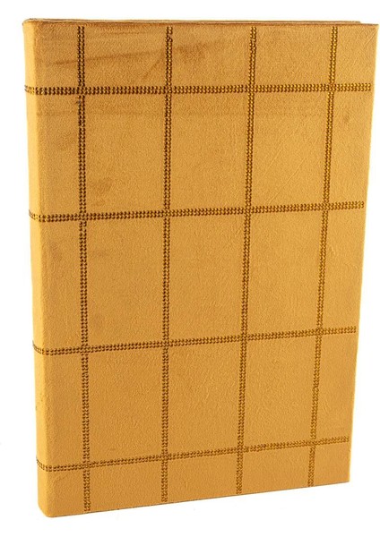 Sarı Velvet Kitap Kutu 35X24X3CM