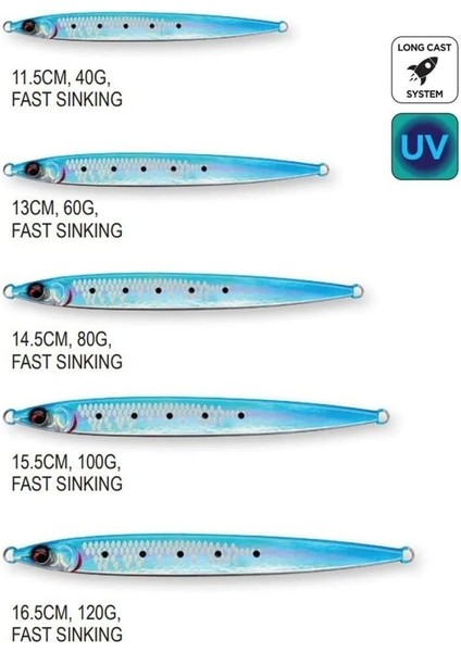 Sardine Slider 11.5cm 40GR Uv Pink Glow fiyatları