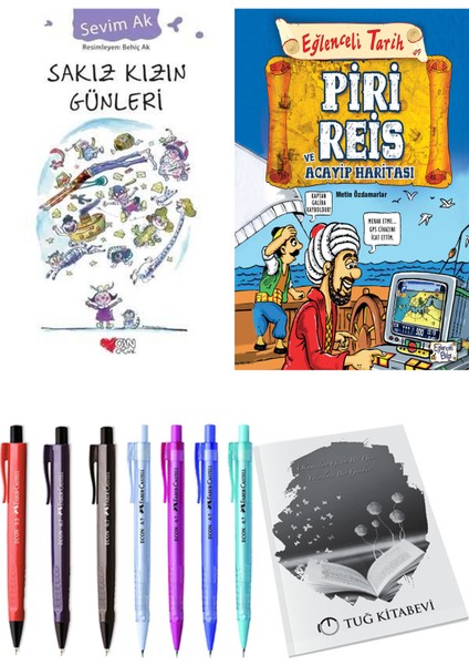 Piri Reis ve Acayip Haritası ve Sakız Kızın Günleri 2'li Set - Kalem