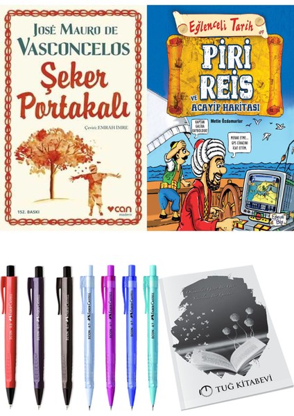 Piri Reis ve Acayip Haritası ve Şeker Portakalı 2'li Set - Kalem