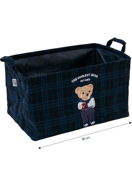 Lcw Home Lacivert Ayı Teddy Nakışlı Banyo Organizeri indirimleri