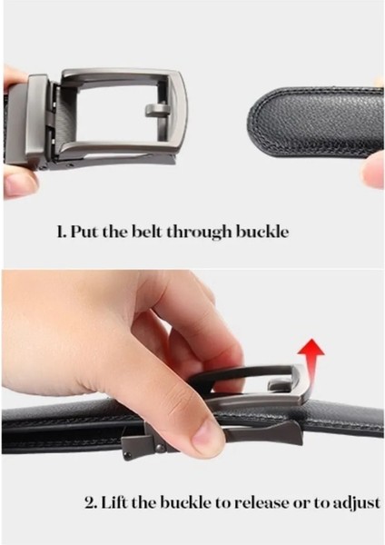 Otomatik Tokalı Takım Elbıse Deliksiz Klasik Erkek Kemeri modelleri