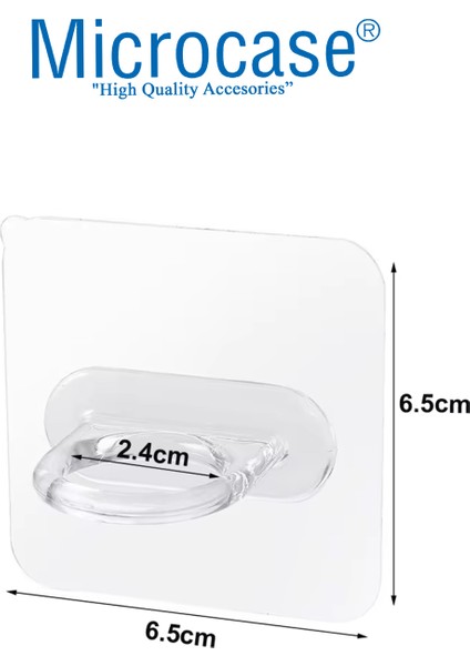 Yapışkanlı Yüzük Stili Eşya Tutucu Banyo Mutfak Vb. Ürün Askılığı - AL4759 2 Adet