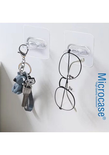 Yapışkanlı Yüzük Stili Eşya Tutucu Banyo Mutfak Vb. Ürün Askılığı - AL4759 2 Adet