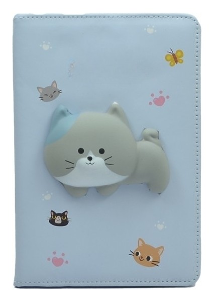 Sevimli Kedi Peluş Defter