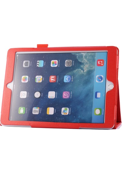 iPad Air 2 Folio Awakening Lychee Pu Deri Kılıf ve Stand- (Yurt Dışından)