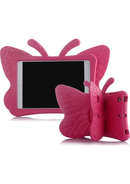 iPad Mini 3/2/1- 3D Butterfly Kids Darbeye Dayanıklı Eva Kılıf (Yurt Dışından)