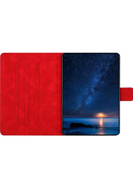 iPad 10.9(2022) Kılıf Çift Kedi Baskılı Mikrofiber Deri Akıllı Tablet Kılıfı- (Yurt Dışından)