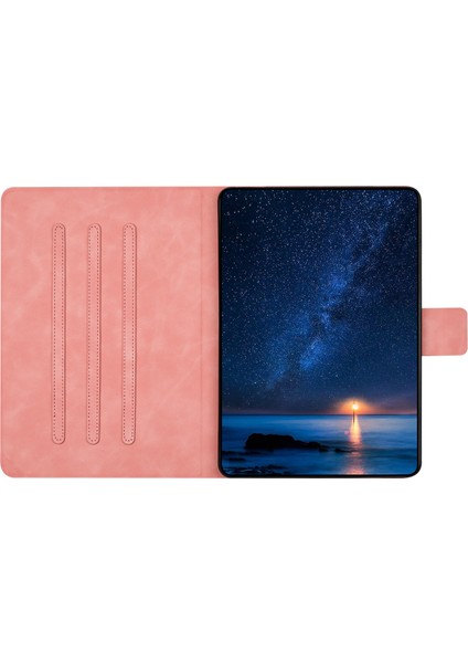 iPad 10.9(2022) Kılıf Çift Kedi Baskılı Mikrofiber Deri Akıllı Tablet Kılıfı- (Yurt Dışından)