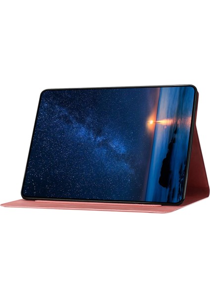 iPad 10.9(2022) Kılıf Çift Kedi Baskılı Mikrofiber Deri Akıllı Tablet Kılıfı- (Yurt Dışından)