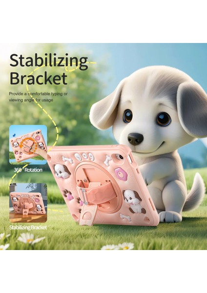 iPad 10.9(2022) Kılıf Kickstand Sevimli Köpek Pc+Silikon+Tpu Tablet Kılıfı (Yurt Dışından) indirimleri