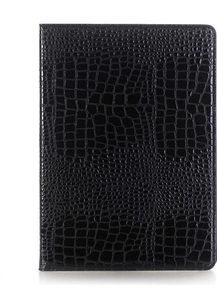 iPad Air Timsah Dokulu Deri Stand Kılıfı (Yurt Dışından)