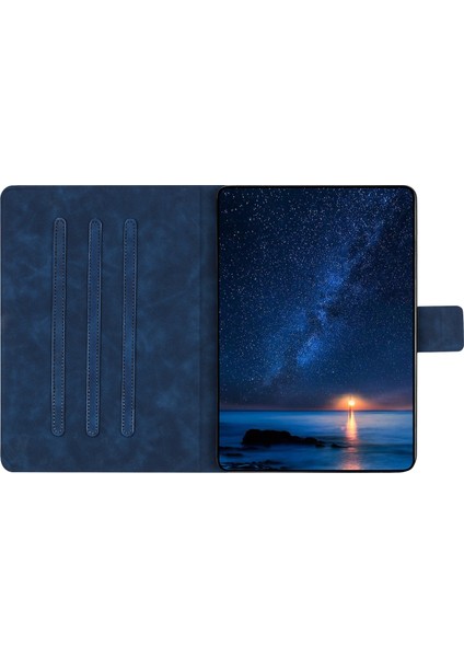 iPad 10.9(2022) Kılıf Çift Kedi Baskılı Mikrofiber Deri Akıllı Tablet Kılıfı- (Yurt Dışından)