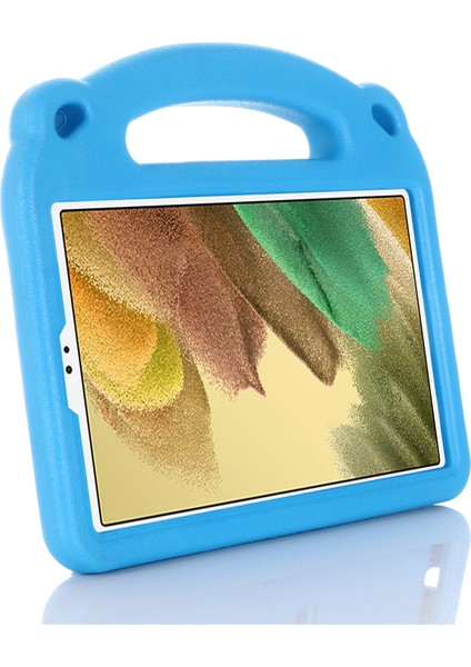 3D Karikatür Panda Kapak Darbeye Dayanıklı Kaymaz Eva Kılıf Samsung Galaxy Tab A7 Lite 8.7-Inç SM-T220(WI-FI)/SM-T225 Saplı Stand (Yurt Dışından)