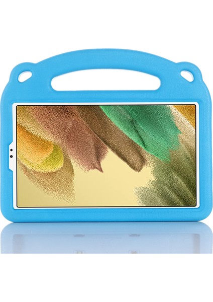 3D Karikatür Panda Kapak Darbeye Dayanıklı Kaymaz Eva Kılıf Samsung Galaxy Tab A7 Lite 8.7-Inç SM-T220(WI-FI)/SM-T225 Saplı Stand (Yurt Dışından)