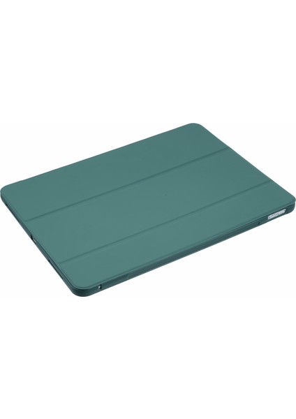 iPad Air 13(2024)/PRO 12.9(2022)(2021)(2020)-KOYU Üç Katlı Stand Akıllı Uyandırma/uyku Tpu Deri Tablet Kılıfı (Yurt Dışından)