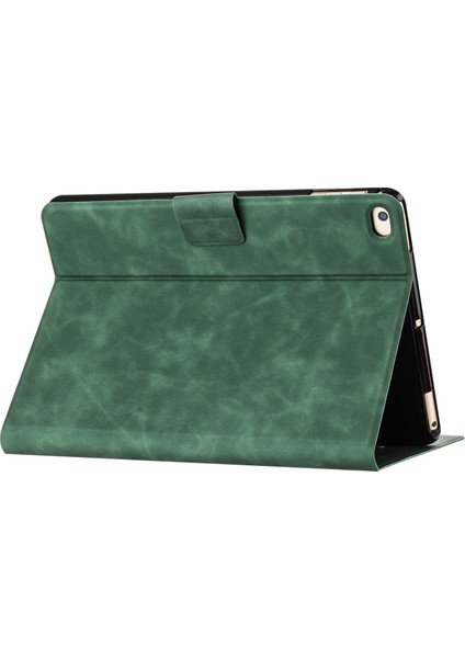 iPad 9.7-INÇ(2018)/(2017)/IPAD Air 2/AIR(2013)CASE Çift Kedi Baskılı Mikrofiber Deri Akıllı Tablet Kılıfı- (Yurt Dışından)