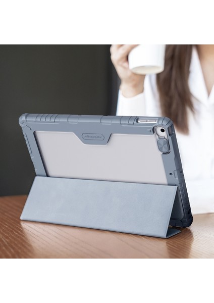 Darbeye Dayanıklı Tampon Deri Kılıf Pro Tablet Standı Kapak Kabuk iPad 10.2(2021)/(2020)/(2019)- (Yurt Dışından)