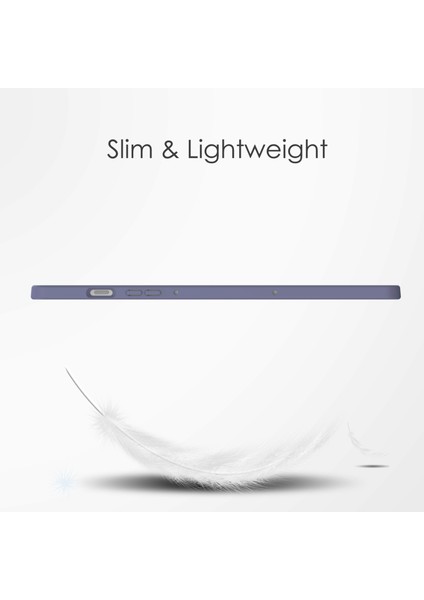Samsung Galaxy Tab S10+ Kılıf Şeffaf Akrilik Deri Tablet Kapak Desteği Otomatik Uyku/uyanma- (Yurt Dışından)