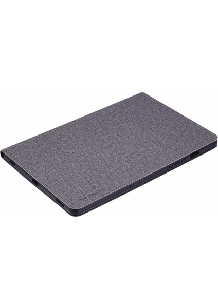 Samsung Galaxy Tab S9 X710,X716B,X718U/TAB S9 Fe Kılıf Kumaş Doku Deri Tablet Kapak-Gri (Yurt Dışından)