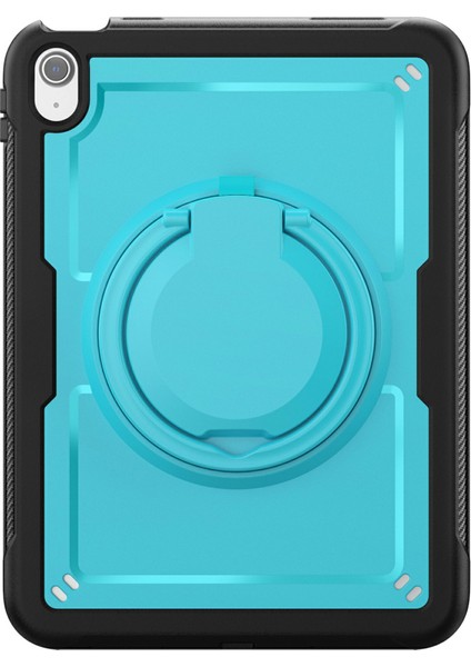 iPad 10.9(2022)CASE Pc+Tpu Kickstand Tablet Kılıfı, Kalem Tutuculu,omuz Askılı-Bebek Si (Yurt Dışından)
