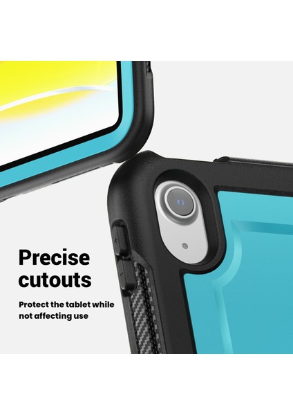 iPad 10.9(2022)CASE Pc+Tpu Kickstand Tablet Kılıfı, Kalem Tutuculu,omuz Askılı-Bebek Si (Yurt Dışından)