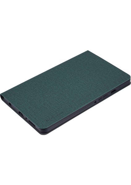 Samsung Galaxy Tab A9 X115 Kılıf Kumaş Dokulu Deri Tablet Kapak- (Yurt Dışından)