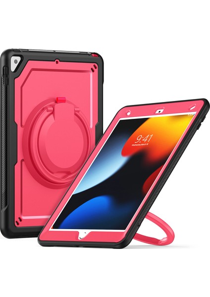 iPad 10.2(2021)/(2020)/(2019)/IPAD Pro 10.5-INÇ(2017)/IPAD Air 10.5 Inç Kılıf Askılı Kickstand Pc+Tpu Tablet Kapağı- (Yurt Dışından)