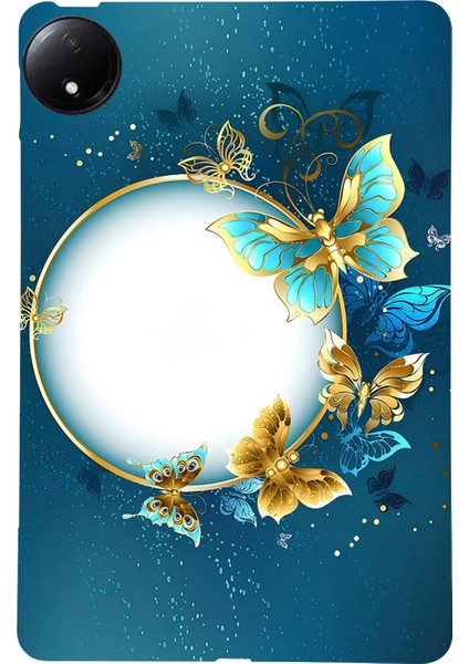 Xiaomi Redmi Pad Se 4g Tpu Kılıf Desen Baskı Ince Tablet Koruyucu Kapak- Çelenk (Yurt Dışından)