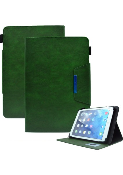 10 Inç Tablet Kılıfı Iş Pu Deri Standı Cüzdan Koruyucu Tablet Kapağı (Ince Hafif Stil) - (Yurt Dışından)