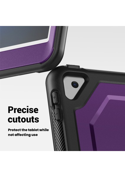 iPad 10.2(2021)/(2020)/(2019)/IPAD Pro 10.5-INÇ(2017)/IPAD Air 10.5 Inç Kılıf Askılı Kickstand Pc+Tpu Tablet Kapağı- (Yurt Dışından)