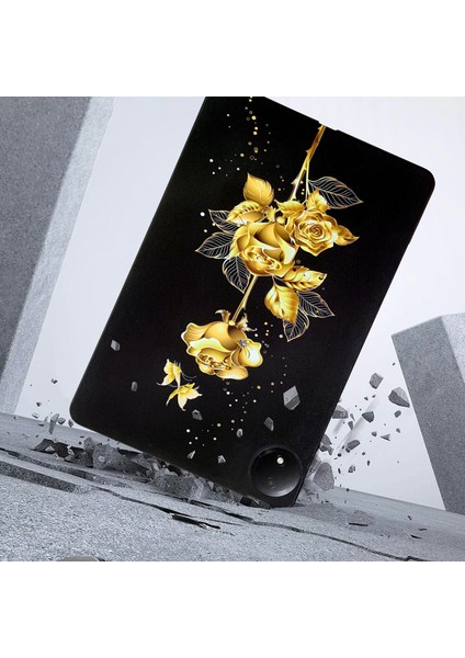 Xiaomi Redmi Pad Se 4g Tpu Kılıf Desen Baskı Ince Tablet Koruyucu Kapak-Altın (Yurt Dışından) fiyatları