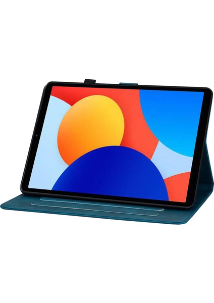 Xiaomi Redmi Pad Se 4g 8.7 Inç Kılıf Zambak Çiçeği Künye Kart Yuvaları Deri Tablet Kapak- (Yurt Dışından)