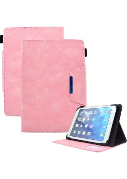 10 Inç Tablet Kılıfı Iş Pu Deri Standı Cüzdan Koruyucu Tablet Kapağı (Ince Hafif Stil) - (Yurt Dışından)