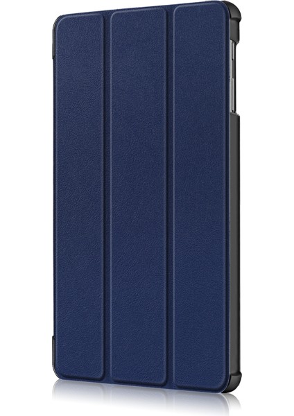 Hafif Üç Katlı Stand Pu Deri Sert Kabuk Koruyucu Tablet Kapak Samsung Galaxy Tab A 10.1 2019 SM-T510/SM-T515-KOYU (Yurt Dışından)