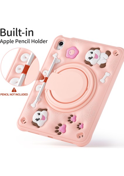 iPad 10.9(2022) Omuz Askılı Kılıf Sevimli Köpek Kickstand Pc+Silikon+Tpu Tablet Kılıfı (Yurt Dışından) fiyatları