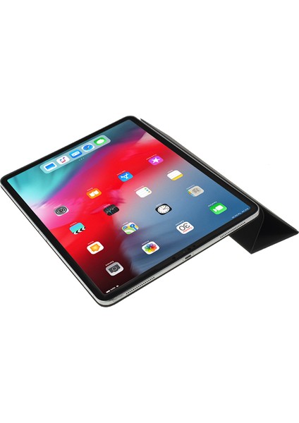 Pad Pro 12,9 INÇ(2018)ÜÇ Katlı Stand Smart Folio Deri Manyetik Bağlantı Kapağı- (Yurt Dışından)