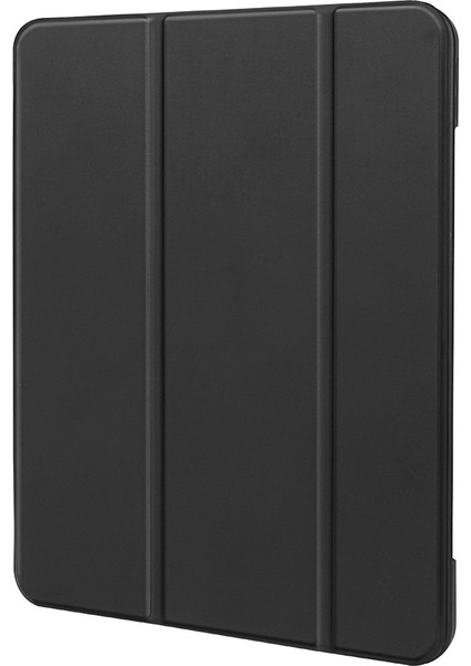 iPad Air 11(2024)/AIR(2020)/AIR(2022)- Mikrofiber Deri+Tpu+Silikon Üç Katlı Standlı Tablet Kılıfı (Yurt Dışından)