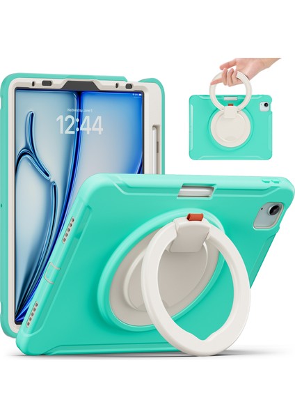iPad Air 11(2024)/AIR(2022)/(2020)/IPAD Pro 11(2022)/(2021)/(2020)/(2018)CASE Kickstand Pc+Tpu Kalem Yuvalı Kapak- (Yurt Dışından)