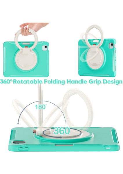 iPad Air 11(2024)/AIR(2022)/(2020)/IPAD Pro 11(2022)/(2021)/(2020)/(2018)CASE Kickstand Pc+Tpu Kalem Yuvalı Kapak- (Yurt Dışından)