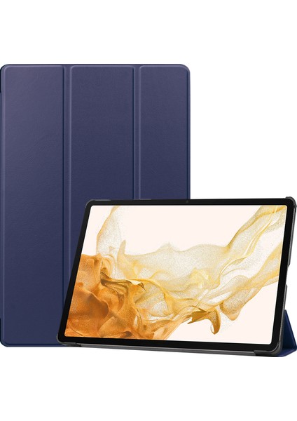 Samsung Galaxy Tab S10+ Kılıf Düşme Önleyici Deri Standlı Tablet Kılıfı- (Yurt Dışından)