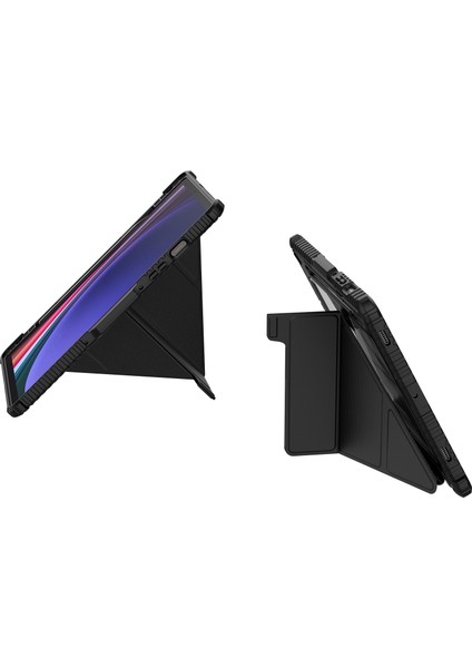 Samsung Galaxy Tab S9 Tampon Deri Kılıf Pro Kılıf Slayt Kamera Kapağı Pu Deri Tablet Kapağı- (Yurt Dışından)