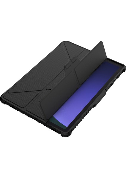 Samsung Galaxy Tab S9 Tampon Deri Kılıf Pro Kılıf Slayt Kamera Kapağı Pu Deri Tablet Kapağı- (Yurt Dışından)