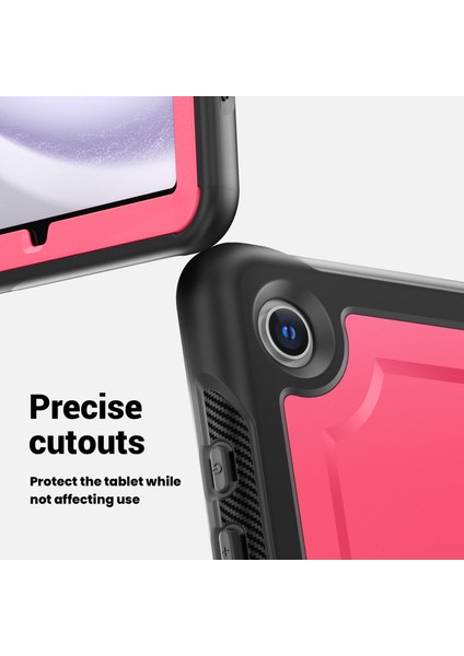 Samsung Galaxy Tab A9+ SM-X210/X216/X218 Kılıf Pc+ Tpu Tablet Kılıfı, Kickstand,kalemlik- (Yurt Dışından)