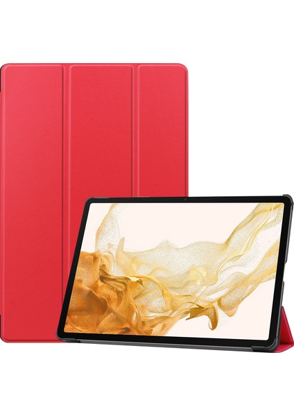 Samsung Galaxy Tab S10+ Kılıf Düşme Önleyici Deri Standlı Tablet Kılıfı- (Yurt Dışından)